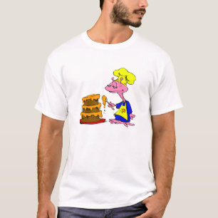 Camiseta Bolo estrangeiro do glacé