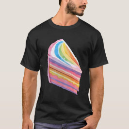 Camiseta Bolo feliz arco-íris