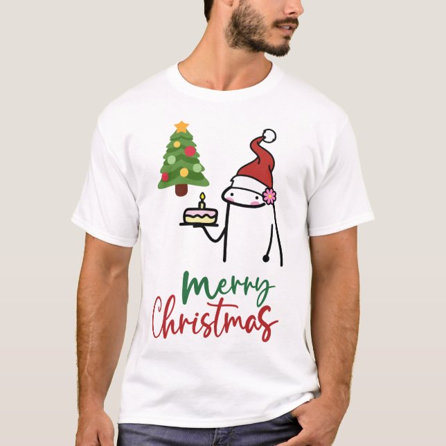 Camiseta Bolo Feliz de Natal (Frente)