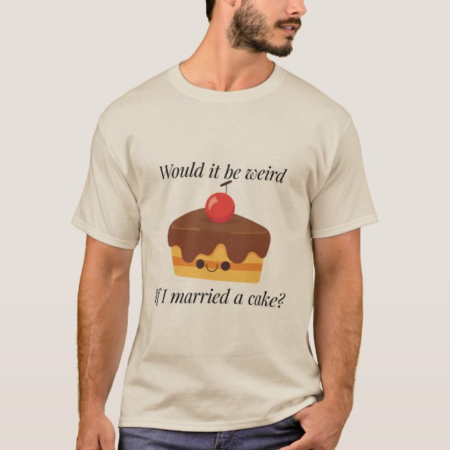 Camiseta Bolo Feliz Para Sempre (Frente)