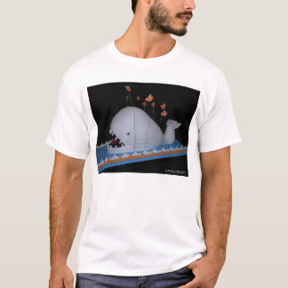 Camiseta Bolo irritado da baleia da falha