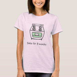 Camiseta Bolo no forno para cozer o T orgânico
