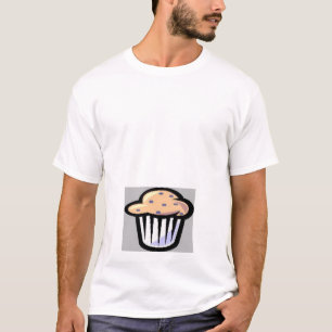 Camiseta bolo no gráfico do forno