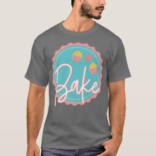 Camiseta Bolo-pão de pastelaria Cupcakes de pastelaria