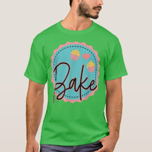 Camiseta Bolo-pão de pastelaria Cupcakes de pastelaria