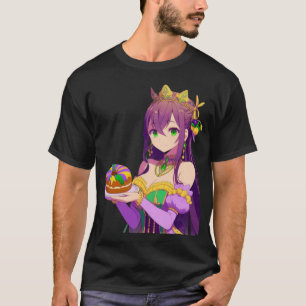 Camiseta Bolo Rei Anime Mardi Gras