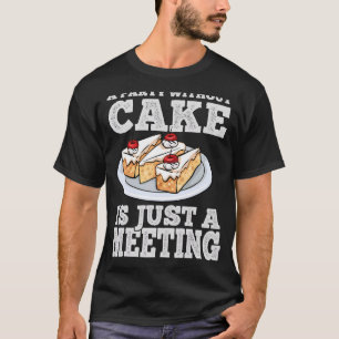 Camiseta bolo sobremesa comida chocolate delicioso