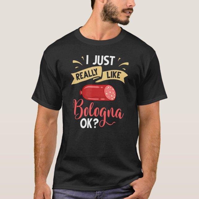 Camiseta Bologna Meat Italy Sandwich Sausage Baloney Fried (Frente)