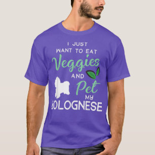 Camiseta Bolonha Funny Vegan Dog Proprietário do Xmas Birth