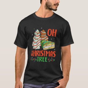 Camiseta Bolos de árvore de Natal Groovy Oh Debbie Becky Je