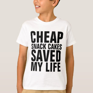 Camiseta BOLOS DE LANCHE BARATOS SALVARAM MINHA VIDA Camise