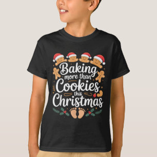Camiseta Bolos Engraçados Mais do que Biscoitos Neste Natal