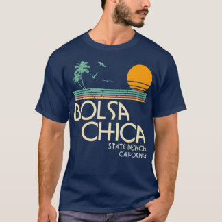 Camiseta Bolsa Chica State Beach California Retro Vintage