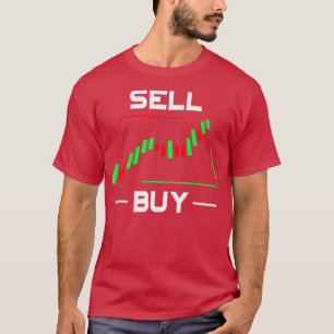 Camiseta Bolsa Comercial de Bolsa de Valores - Gráfico de V