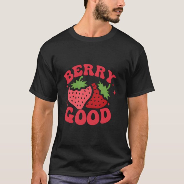 Camiseta Bolsa de Agricultores de Frutas Morango (Frente)