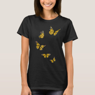 Camiseta Bolsa de Borboleta Monarca T Mulheres Borboleta Mo