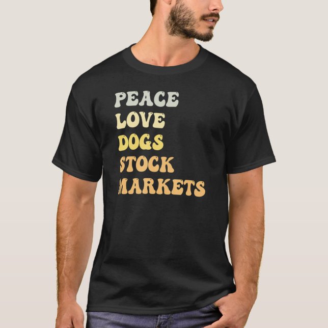 Camiseta Bolsa de Cães de Paz Retro (Frente)
