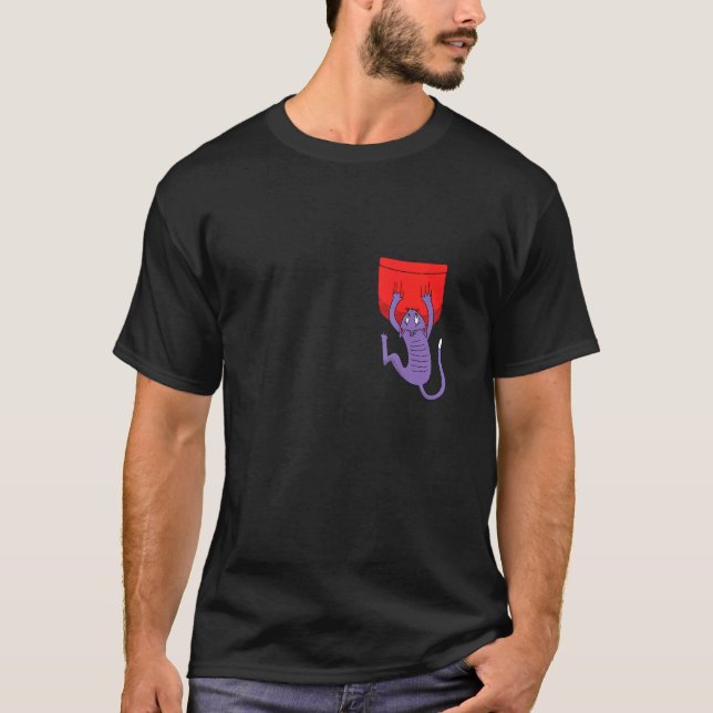 Camiseta Bolsa de Gato Caindo (Frente)