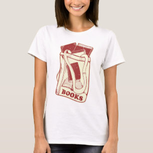 Camiseta Bolsa de livros que adoro ler