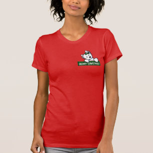 Camiseta Bolsa de Natal KiniArt Westie