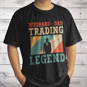 Camiseta Bolsa de Pais para Marido, Bolsa de Valores para C