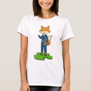 Camiseta Bolsa de secretária da raposa escritório