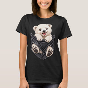 Camiseta Bolsa de urso polar engraçada para homens e mulher