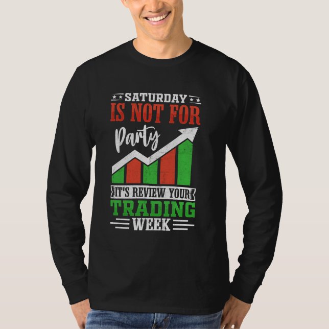 Camiseta Bolsa de Valores - Comerciante Forex Day (Frente)