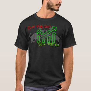 Camiseta Bolsa de valores - comprar do mergulho vender o ri