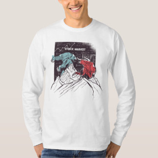 Camiseta Bolsa de Valores da Bull de combate à fraude