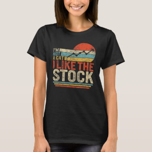 Camiseta Bolsa de Valores Dia Comercial Não Sou Gato Eu Gos