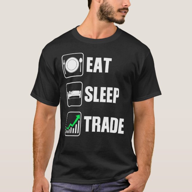 Camiseta Bolsa de Valores Engraçado Presente Comerciante Ho (Frente)