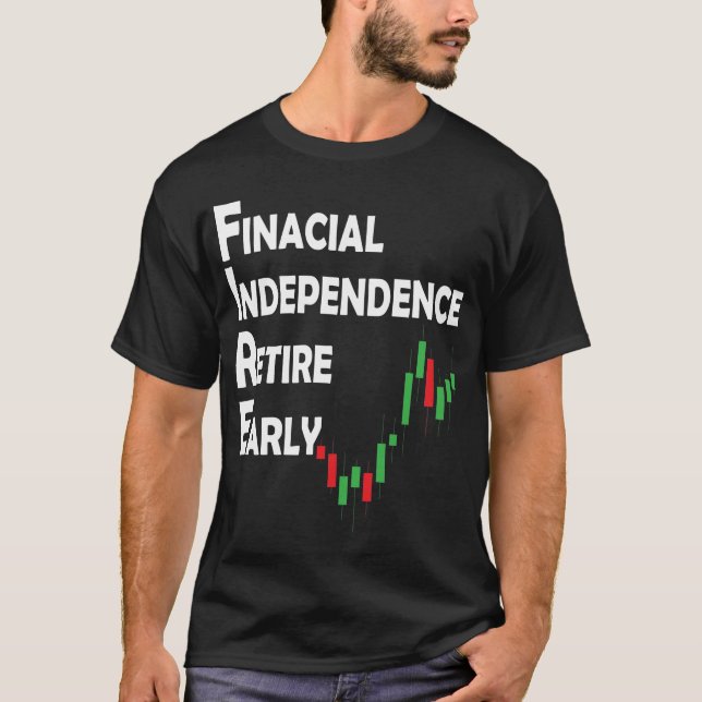 Camiseta Bolsa de Valores - Movimento de FOGO do Investidor (Frente)
