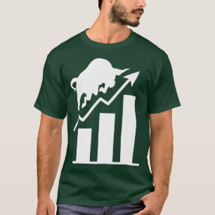 Camiseta Bolsa de Valores que cobra o preço do mercado de a