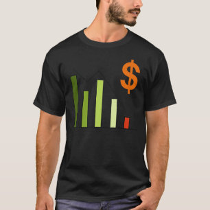 Camiseta Bolsa de Valores que Investiu Mercado de Ações