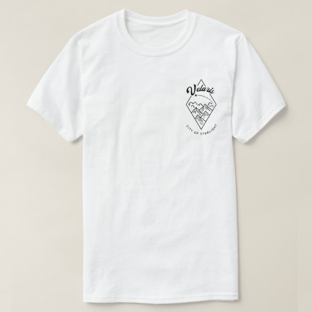 Camiseta Bolsa de Velaris (Frente do Design)