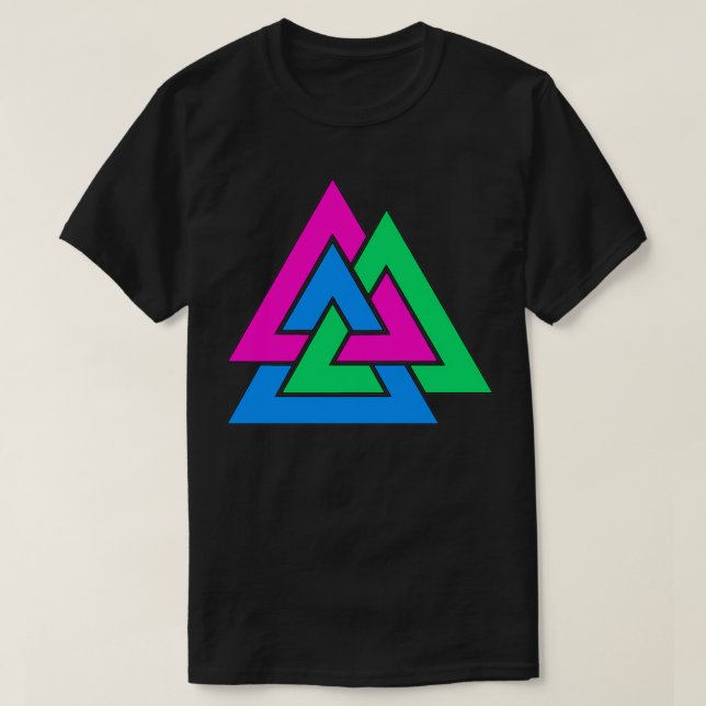 Camiseta Bolsa de Viking Polisexual (Frente do Design)