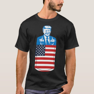 Camiseta Bolsa do Dedo do Meio de Trump 2020 Eleição EUA Re