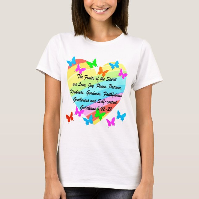 CAMISETA BOLSA E FRUTA CARDÍACA DO DESIGN (Frente)