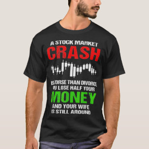 Camiseta Bolsa Funerária Para A Queda Do Mercado De Valores