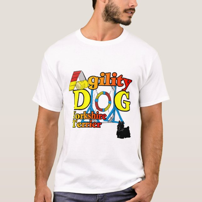 Camiseta Bolsas de Agilidade Yorkshire_Terrier (Frente)