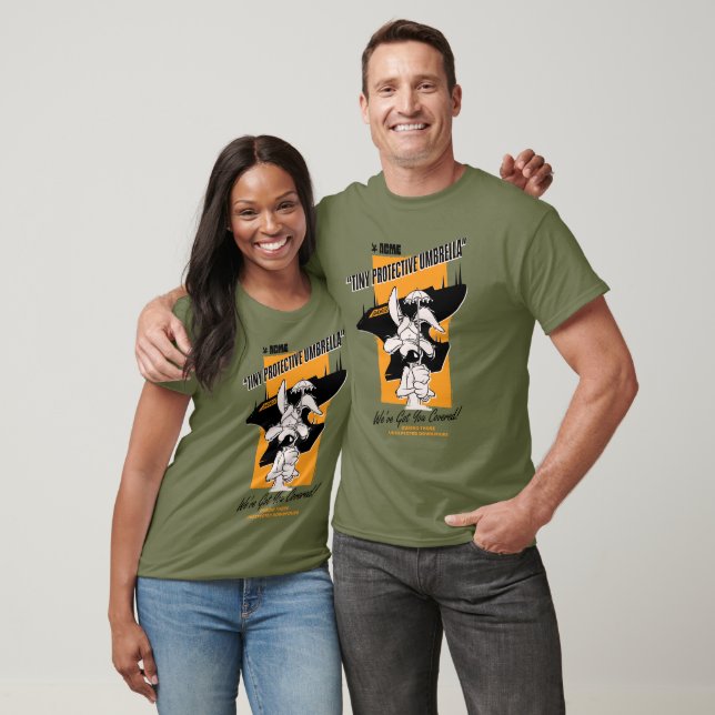 Camiseta BOLSAS DE CARRO™ | Guarda-chuva minúscula E. COYOT (Unissex)