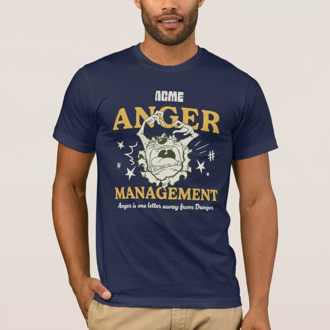Camiseta BOLSAS DE CARRO™ |TAZ™ ACME Anger Management (Frente)