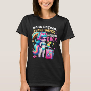 Camiseta Bolsas embaladas com molho sem retornar o embaraço