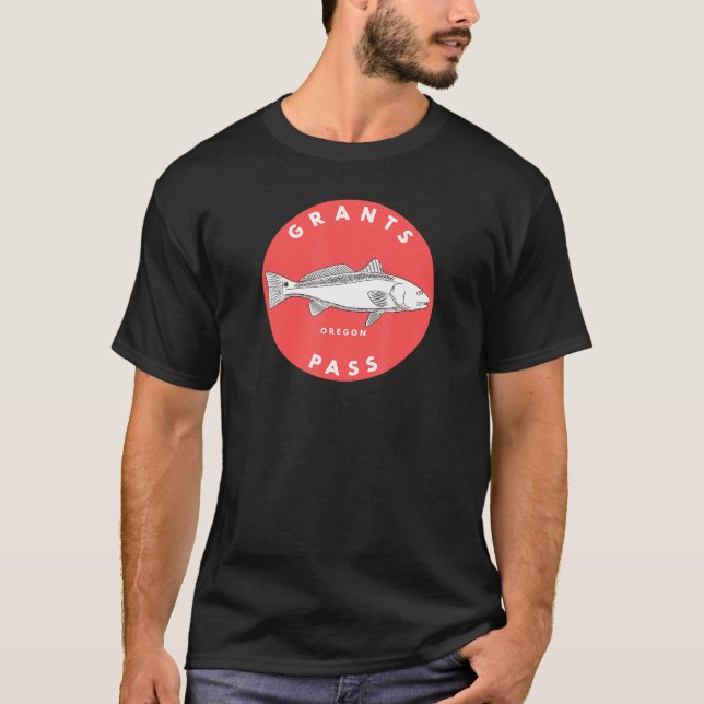Camiseta Bolsas Passa A Pesca Em Oregon (Frente)