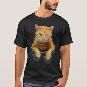 Camiseta Bolsinho de Gato Roupa de Estimação Raglan Basebal