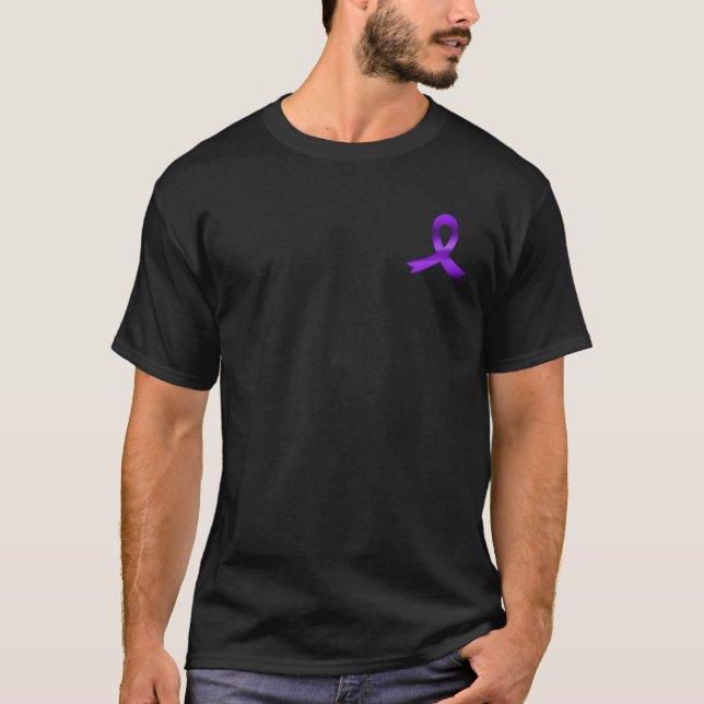 Camiseta Bolso de Fita Roxo de Sensibilização para a Epilep (Frente)