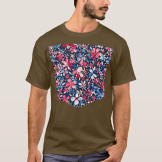 Camiseta Bolso de Flores