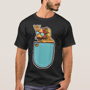 Camiseta Bolso De Hambúrguer Para Ventilador De Hambúrguere
