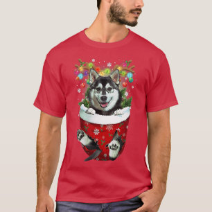Camiseta Bolso de rouco Cachorro de Neve Cachorro de Natal